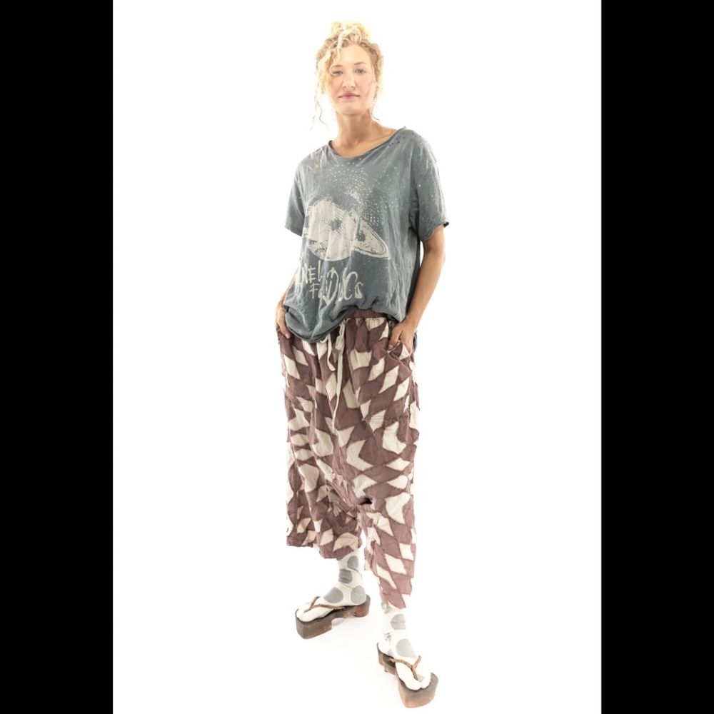 Quilted MP Harem Garçon Cropped Trousers